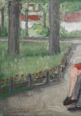 Load image into Gallery viewer, Vintage Art Room Oil Painting From Sweden by L Granefelt

