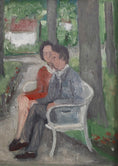 Load image into Gallery viewer, Vintage Art Room Oil Painting From Sweden by L Granefelt
