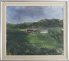 Vintage Art Room Landscape Oil Painting From Sweden by H Brundin