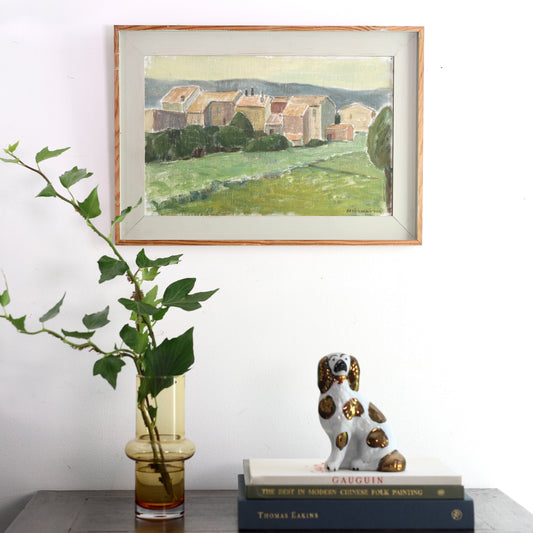 Oil Painting Vintage Mid Century From Sweden By A Wallinder