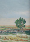 Mid Century Original Landscape Oil Painting from Sweden