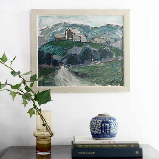 Mid Century Vintage Landscape From Sweden