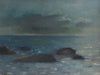 Vintage Original Art Seascape Oil Painting From Sweden