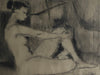 Vintage Figure Drawing from Sweden 1955