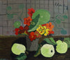 Swedish Vintage Art Still Life Oil Painting From Sweden