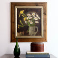 Load image into Gallery viewer, Vintage Mid Century Swedish Art Still Life Oil Painting of Daisies
