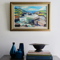 Load image into Gallery viewer, Oil Painting Vintage Mid Century From Sweden By Hellsing
