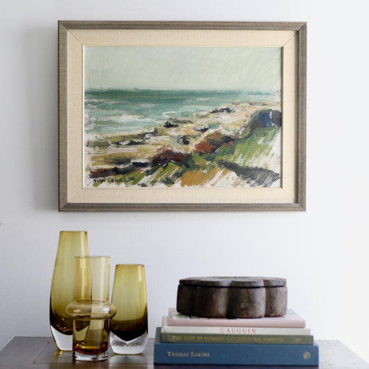 Vintage Art Original Oil Painting From Sweden H Cardell