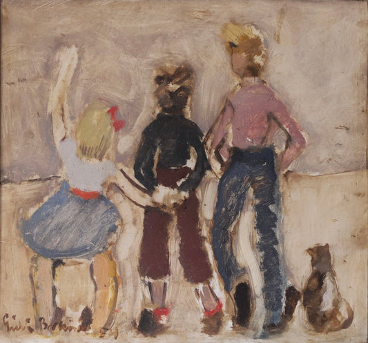 Swedish Vintage Oil Painting From Sweden By E Brandt