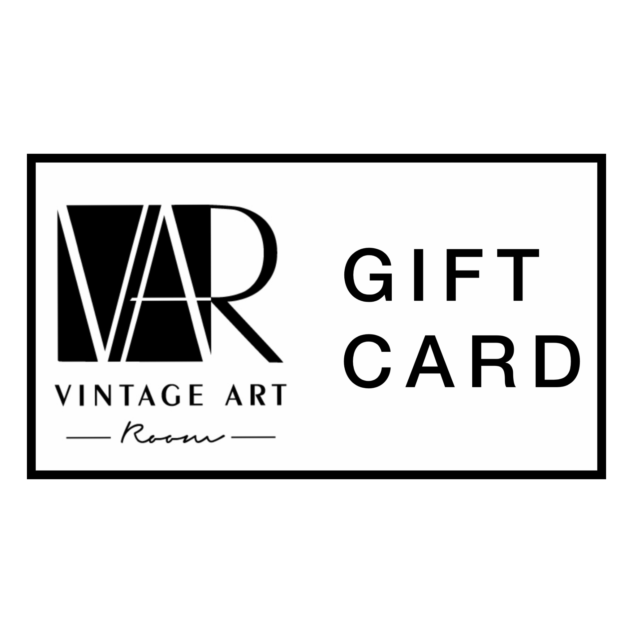 Vintage Art Room Gift Card