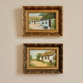 Load image into Gallery viewer, Vintage Pair Original Farmhouse Oil Paintings from Sweden
