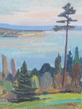 Load image into Gallery viewer, Large Mid Century Oil Painting By Ingvar Jerkeman Sweden 1956
