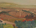 Vintage Landscape Oil Painting from Sweden 1955