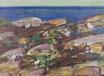 Vintage Mid Century Landscape Oil Painting By I Wiede Sweden