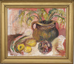 Original Vintage Still Life Oil Painting from Sweden