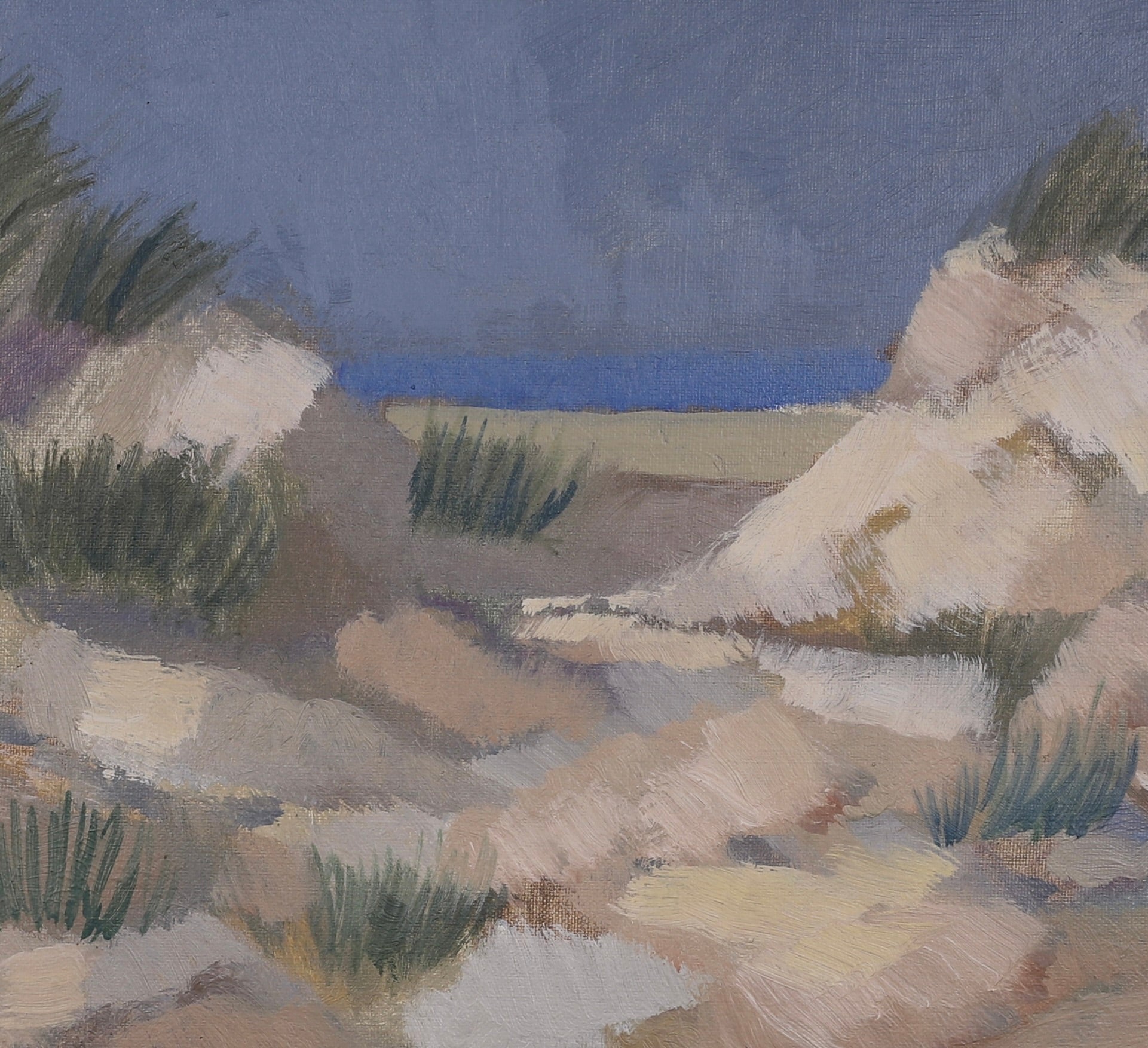 Vintage Art Room Mid Century Oil Painting From Sweden