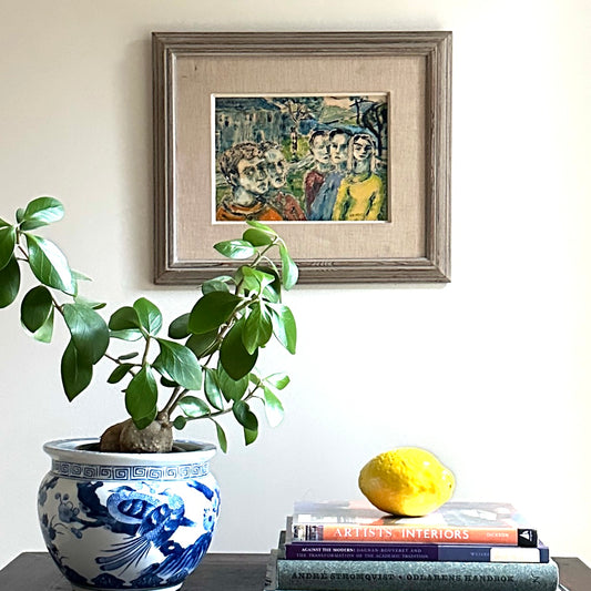 Swedish Vintage Art Oil Painting From Sweden By E Heinertz