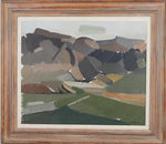 Mid Century Original Landscape Oil Painting From Sweden By E Elfwen