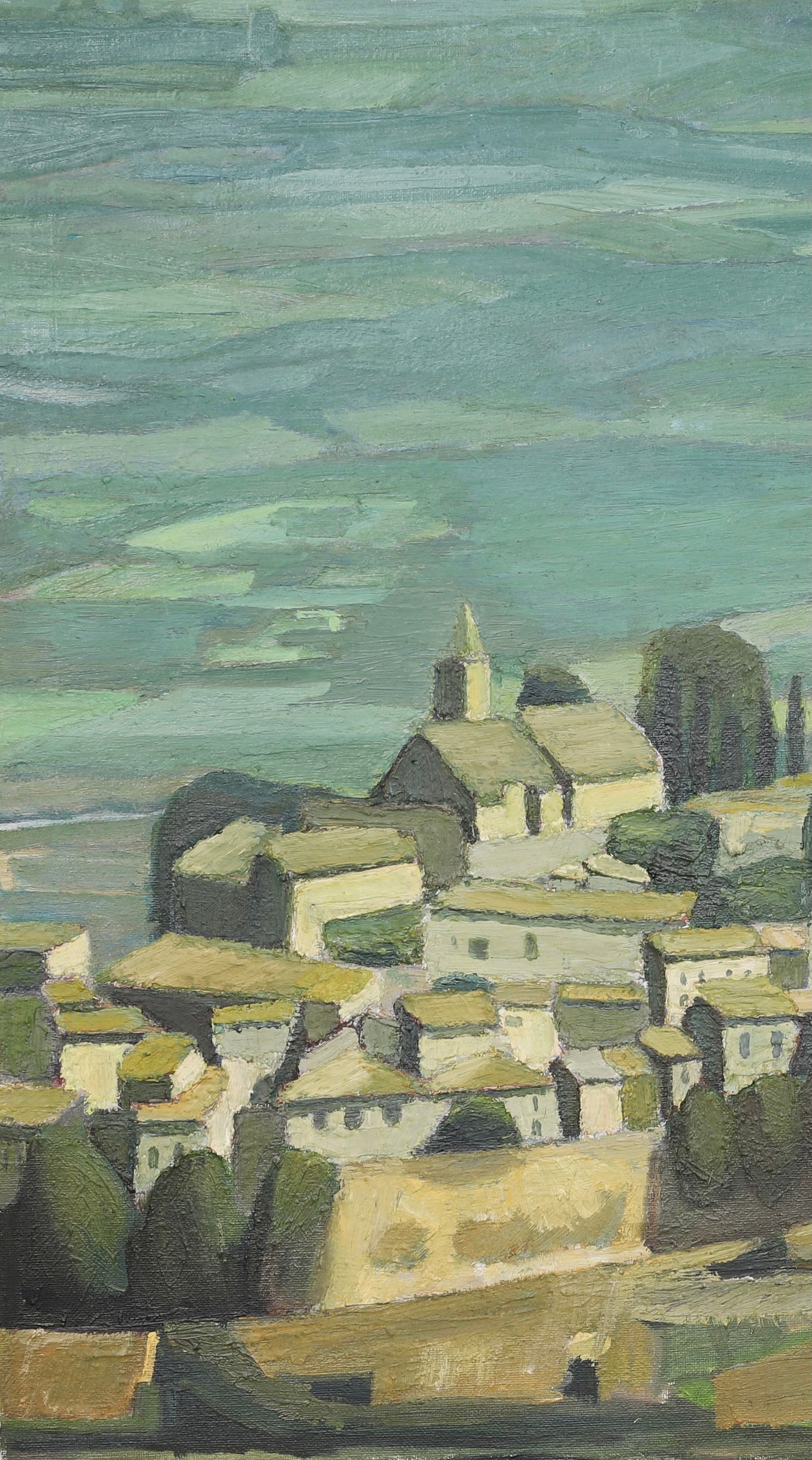 Original Vintage Landscape Oil Painting From Sweden