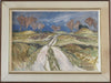 Mid Century Original Landscape Oil Painting By Sweden
