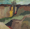 Load image into Gallery viewer, Mid Century Vintage Landscape By E Cederberg Sweden
