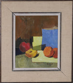 Swedish Vintage Art Still Life Oil Painting by N Berglund 1957