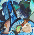 Load image into Gallery viewer, Mid Century Abstract Oil Painting By L Lilja Sweden
