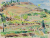 Mid Century Landscape Oil Painting By Stellan 1960
