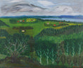 Load image into Gallery viewer, Colorful Original Vintage Mid Century Oil Painting From Sweden
