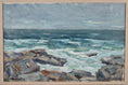 Load image into Gallery viewer, Original Vintage Seascape Oil Painting By C Berndtsson Sweden
