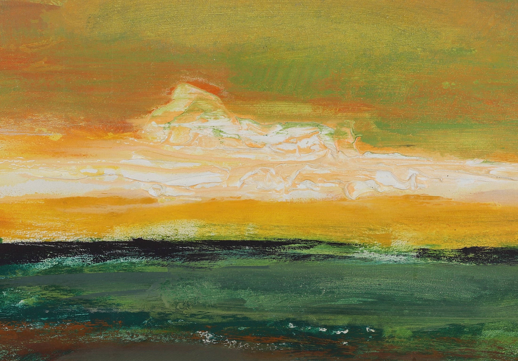 Vintage Art Room Mid Century Landscape From Sweden Signed ÅC