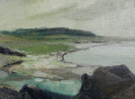 Vintage Art Original Landscape Oil Painting From Sweden H Cardell