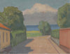 Mid Century Landscape Oil Painting From Sweden by Spendrup 1948
