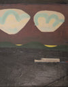 Mid Century Coastal Oil Painting from Sweden By G Folcker 1955