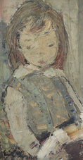 Load image into Gallery viewer, Swedish Vintage Portrait Oil Painting From Sweden By E Brandt
