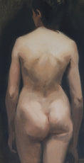 Load image into Gallery viewer, Vintage Art Room Oil Painting Art School Figure Study
