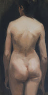 Vintage Art Room Oil Painting Art School Figure Study