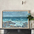 Load image into Gallery viewer, Original Vintage Seascape Oil Painting By C Berndtsson Sweden
