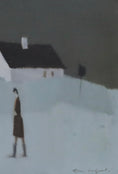Load image into Gallery viewer, Mid Century Vintage Oil Painting By Listed Artist Fabian Lundqvist
