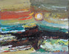 Striking Mid Century Seascape Oil Painting Arnold Eres Dated 1966 Sweden