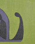 Load image into Gallery viewer, Mid Century Figurative Abstract Oil Painting From Sweden
