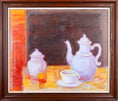 Load image into Gallery viewer, Striking Mid Century Still Life Oil Painting A Eres Sweden
