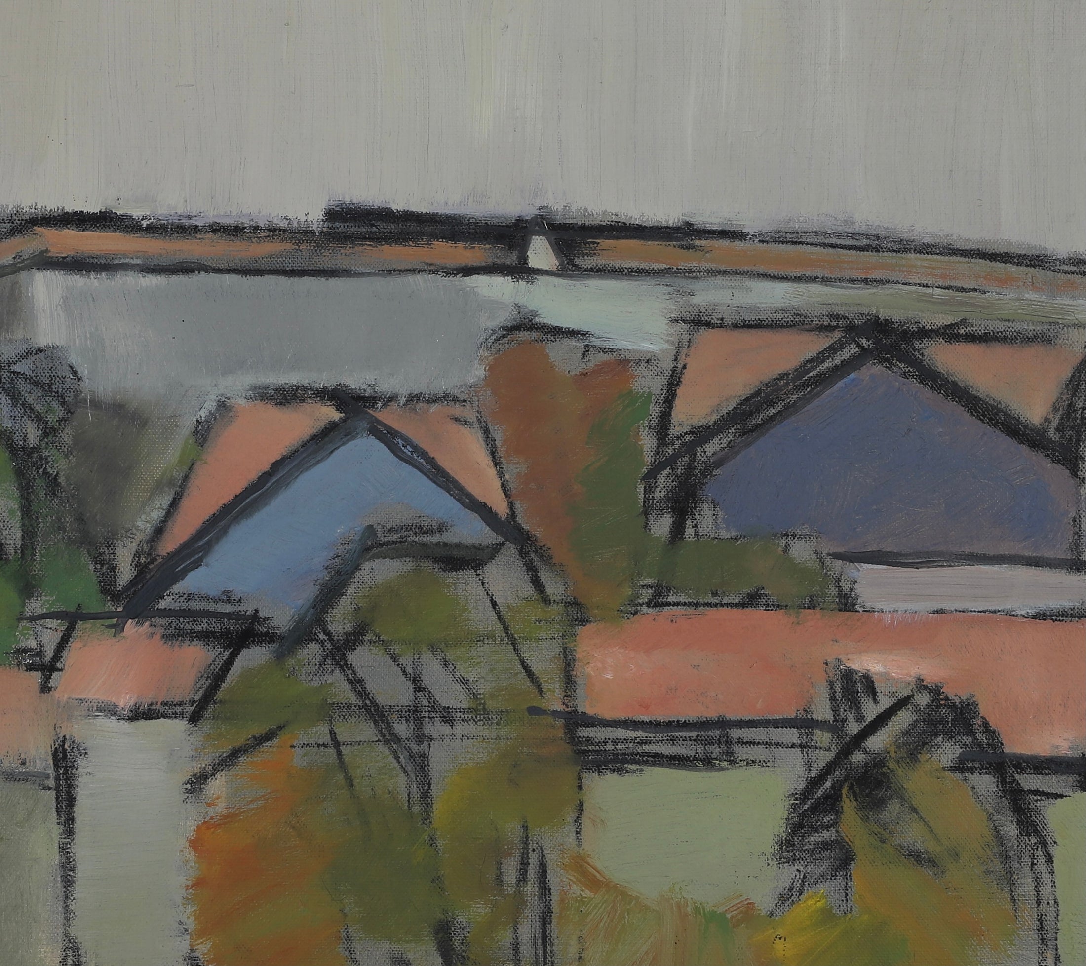 Mid Century Still Life Oil Painting By A Holmelind From Sweden
