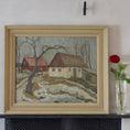 Load image into Gallery viewer, Vintage Mid Century Art Landscape From Sweden H Lundström
