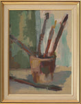 Load image into Gallery viewer, Vintage Still Life Oil Painting Vintage Art Room Sweden
