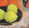 Load image into Gallery viewer, Vintage Mid Century Still Life Oil Painting By I Morsing Sweden
