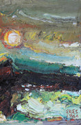 Load image into Gallery viewer, Striking Mid Century Seascape Oil Painting Arnold Eres Dated 1966 Sweden

