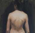 Load image into Gallery viewer, Vintage Art Room Oil Painting Art School Figure Study
