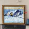 Vintage Mid Century Oil Painting From Sweden By Kai Christensen