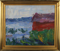 Load image into Gallery viewer, Striking Vintage Seascape Oil Painting T Dahlö Sweden
